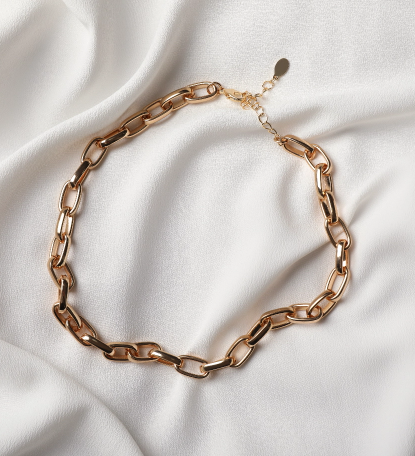 Gold chain bracelet